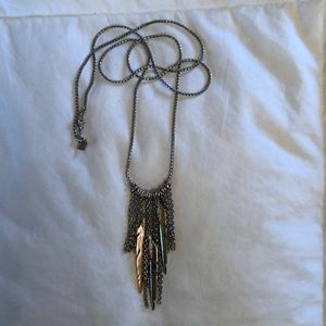 Long statement necklace
